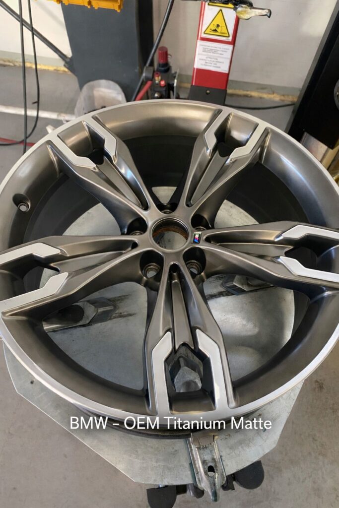 Vopsire jante BMW in culoarea Titanium Matte 